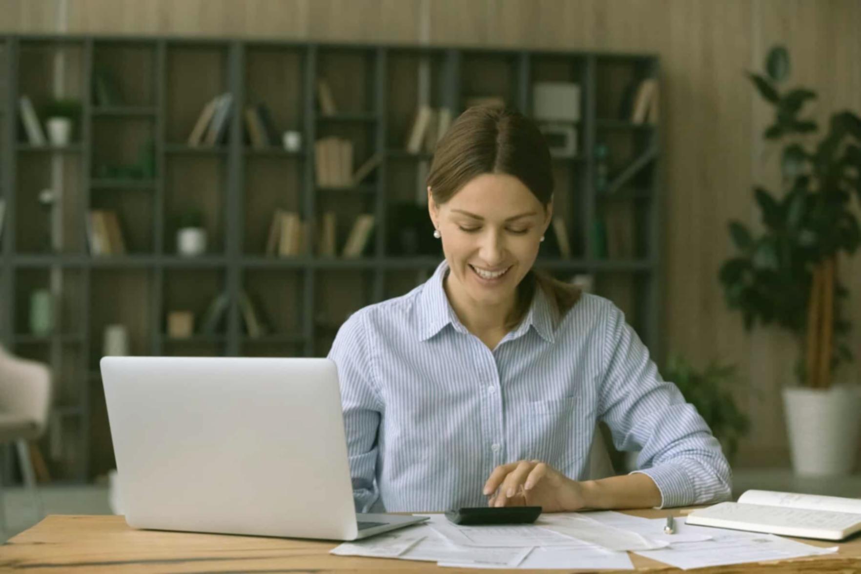 Financial planning workspace with budget documents and analysis tools